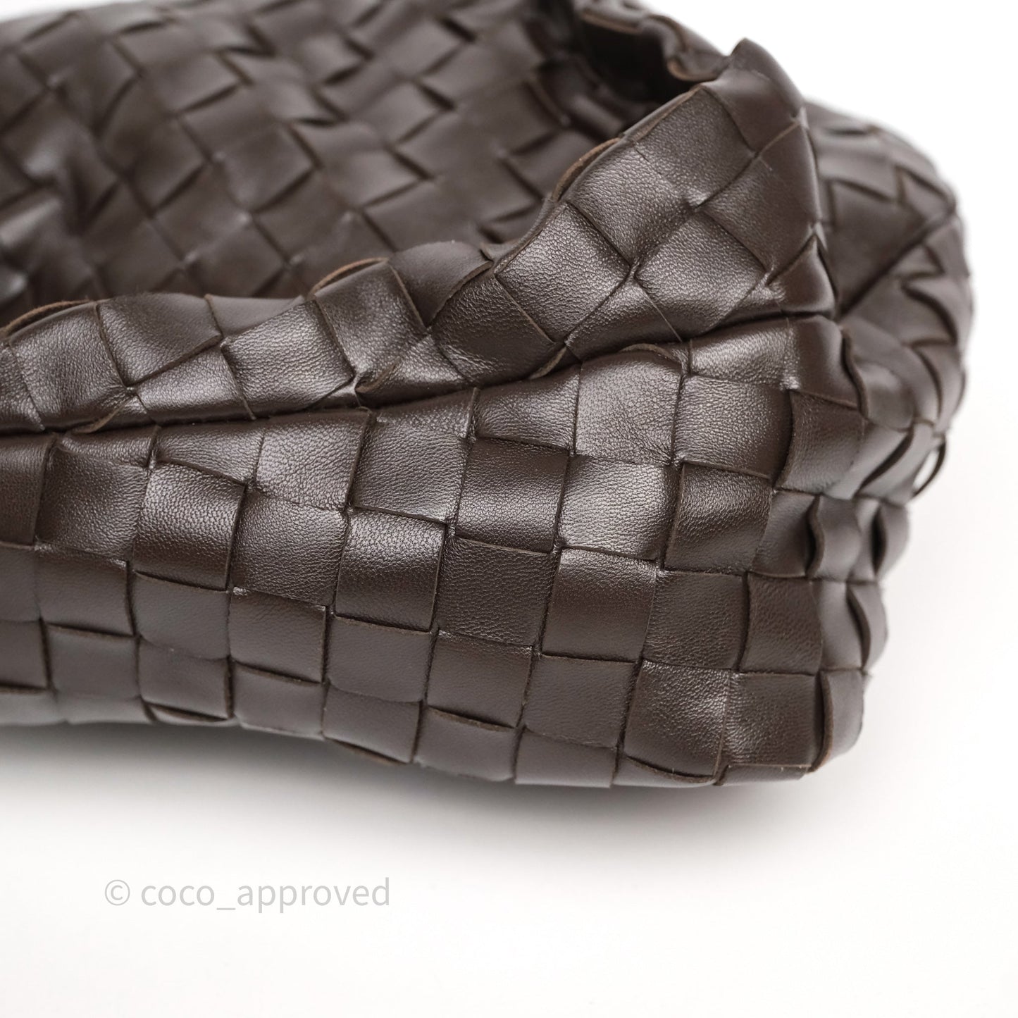 Bottega Veneta Teen Jodie Brown Intrecciato Lambskin