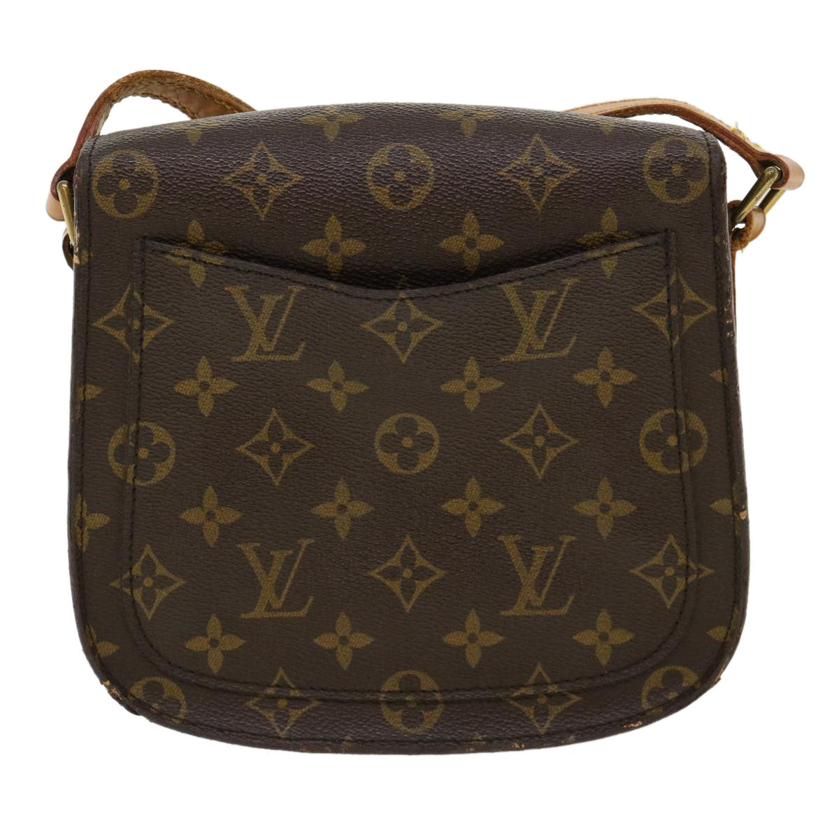 LOUIS VUITTON Monogram Saint Cloud MM Shoulder Bag M51243 LV 36335