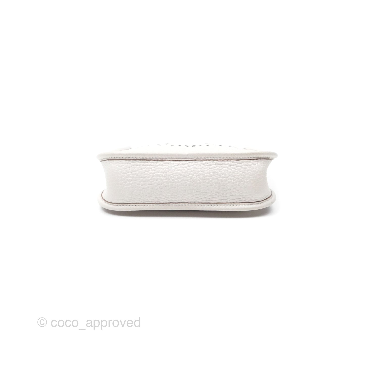 Hermès Mini Evelyne 16 Gris Pale M4 Clemence Gold Hardware