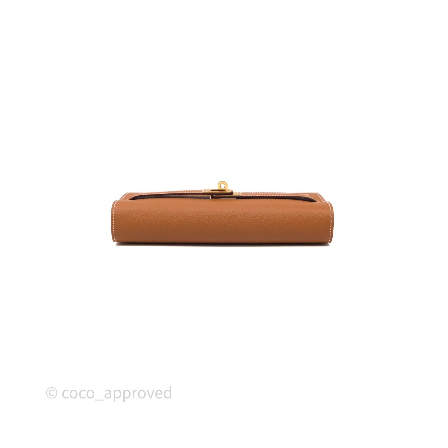 Hermès Kelly To Go Wallet Gold 37 Epsom Gold Hardware