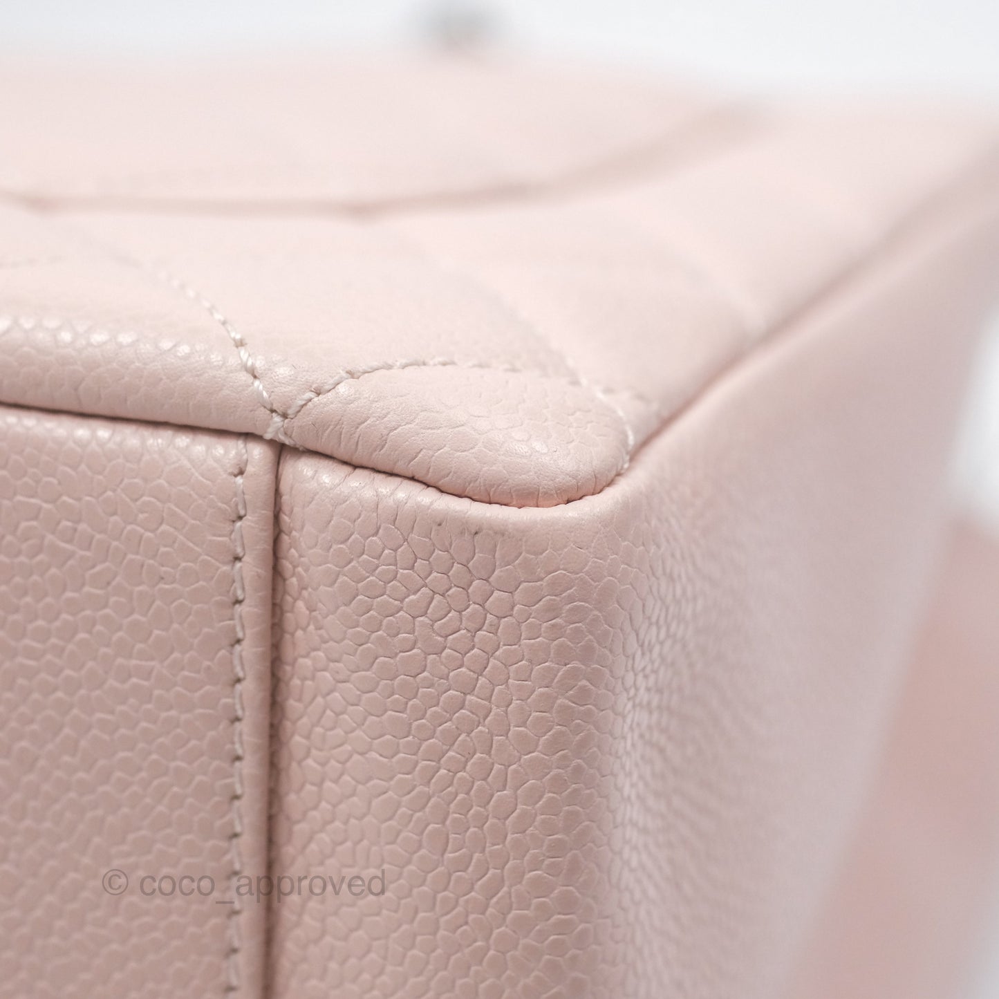 Chanel GST Pink Caviar Silver Hardware