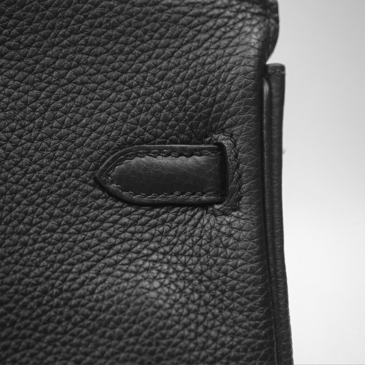 Hermès Retourne Birkin 25 Noir Togo Gold Hardware