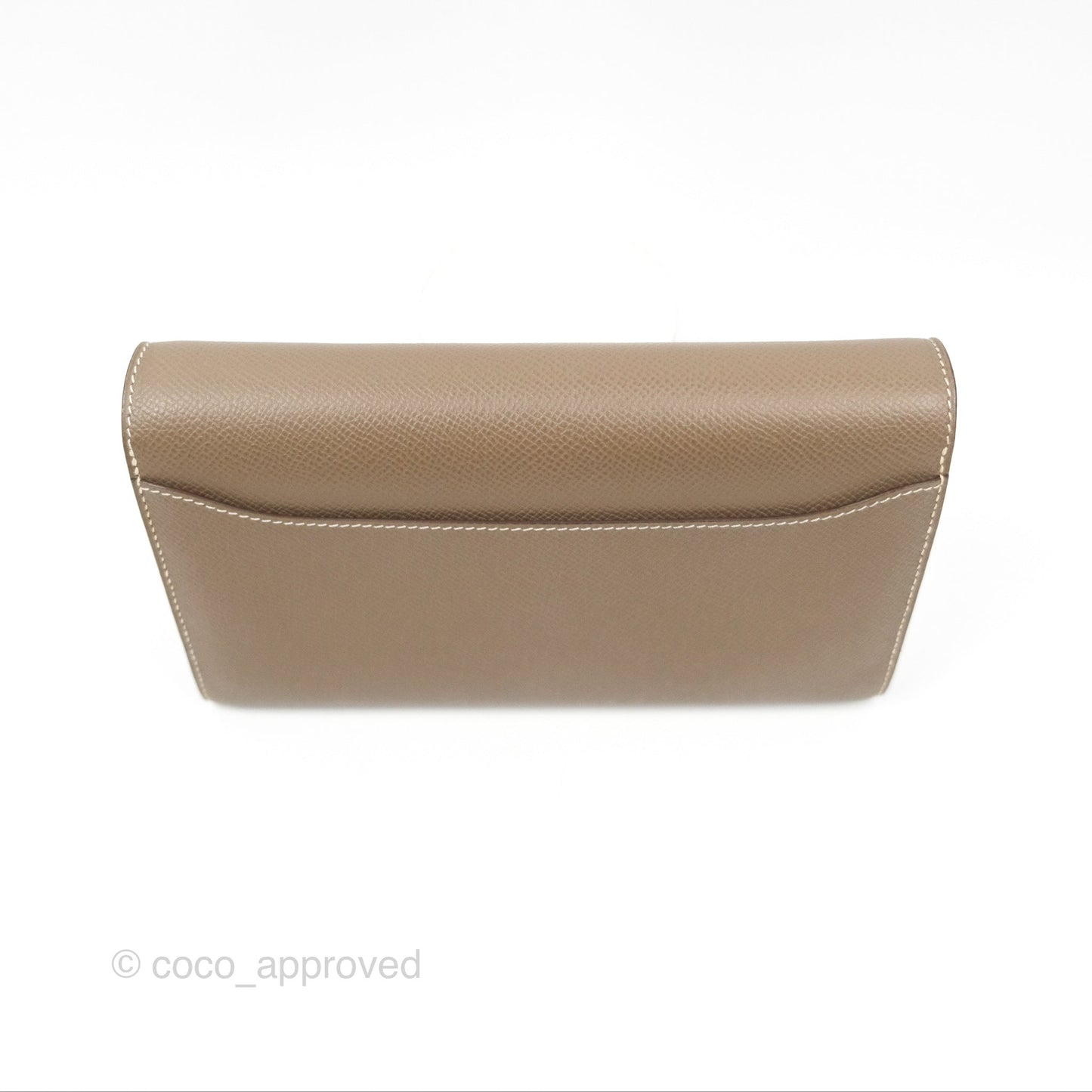 Hermès Constance To Go Wallet Etoupe Epsom Gold Hardware