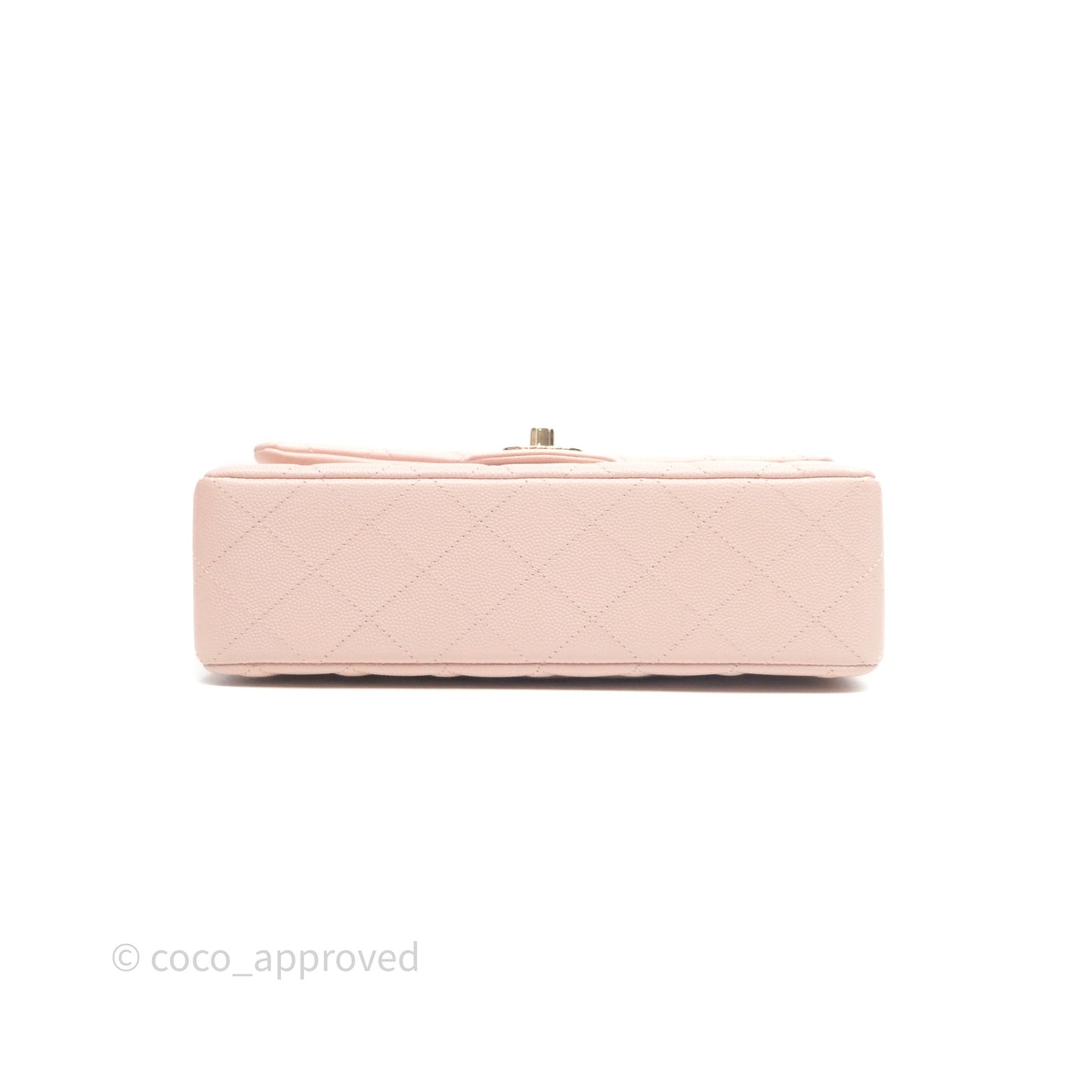 Chanel Small Classic Quilted Flap Pink Caviar Gold Hardware