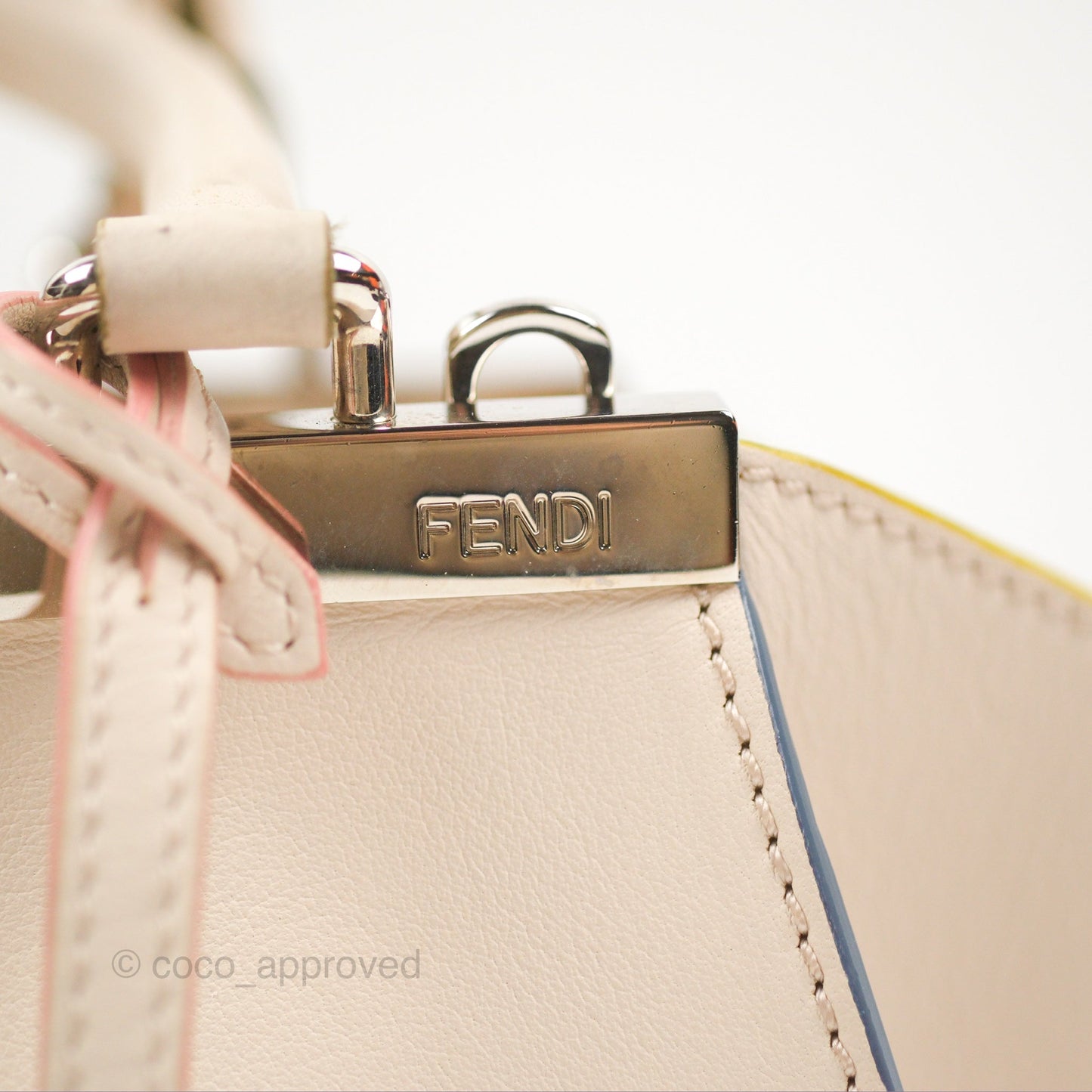 Fendi Petite 3Jours Bag Light Grey Calfskin