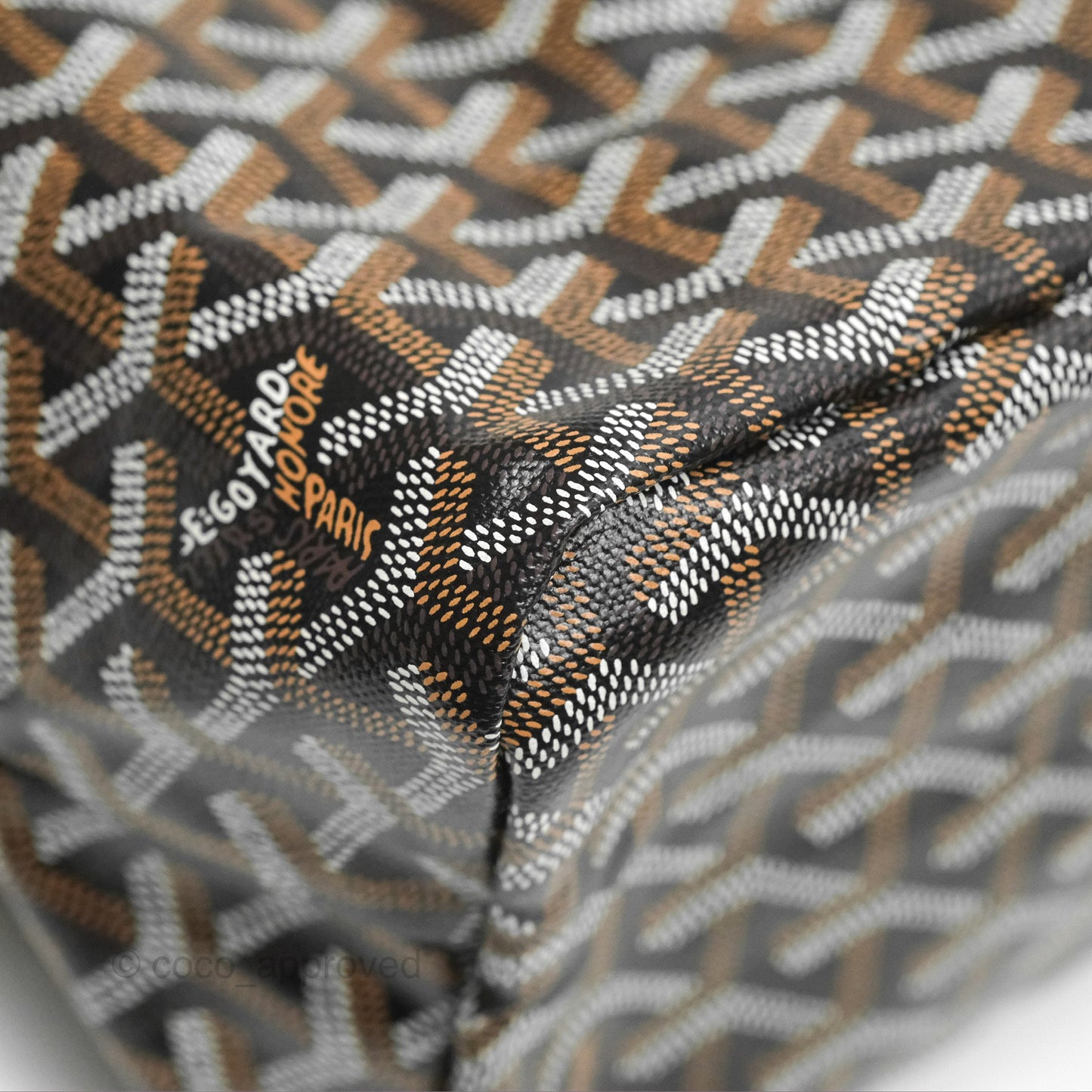 Goyard Bohème Hobo Bag Black & Tan