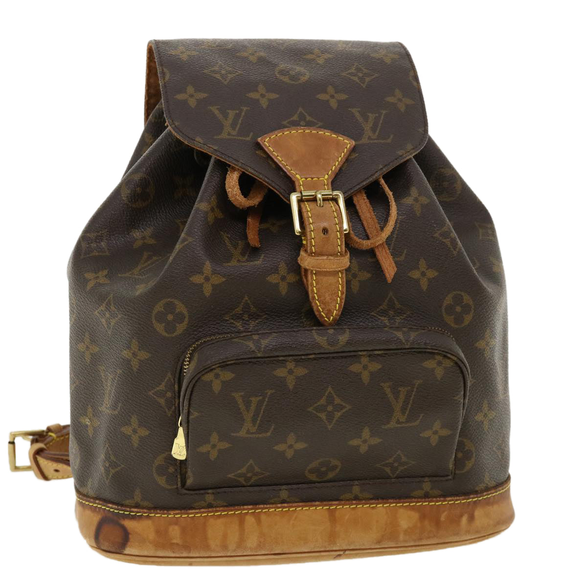 LOUIS VUITTON Monogram Montsouris MM Backpack M51136 LV 36402
