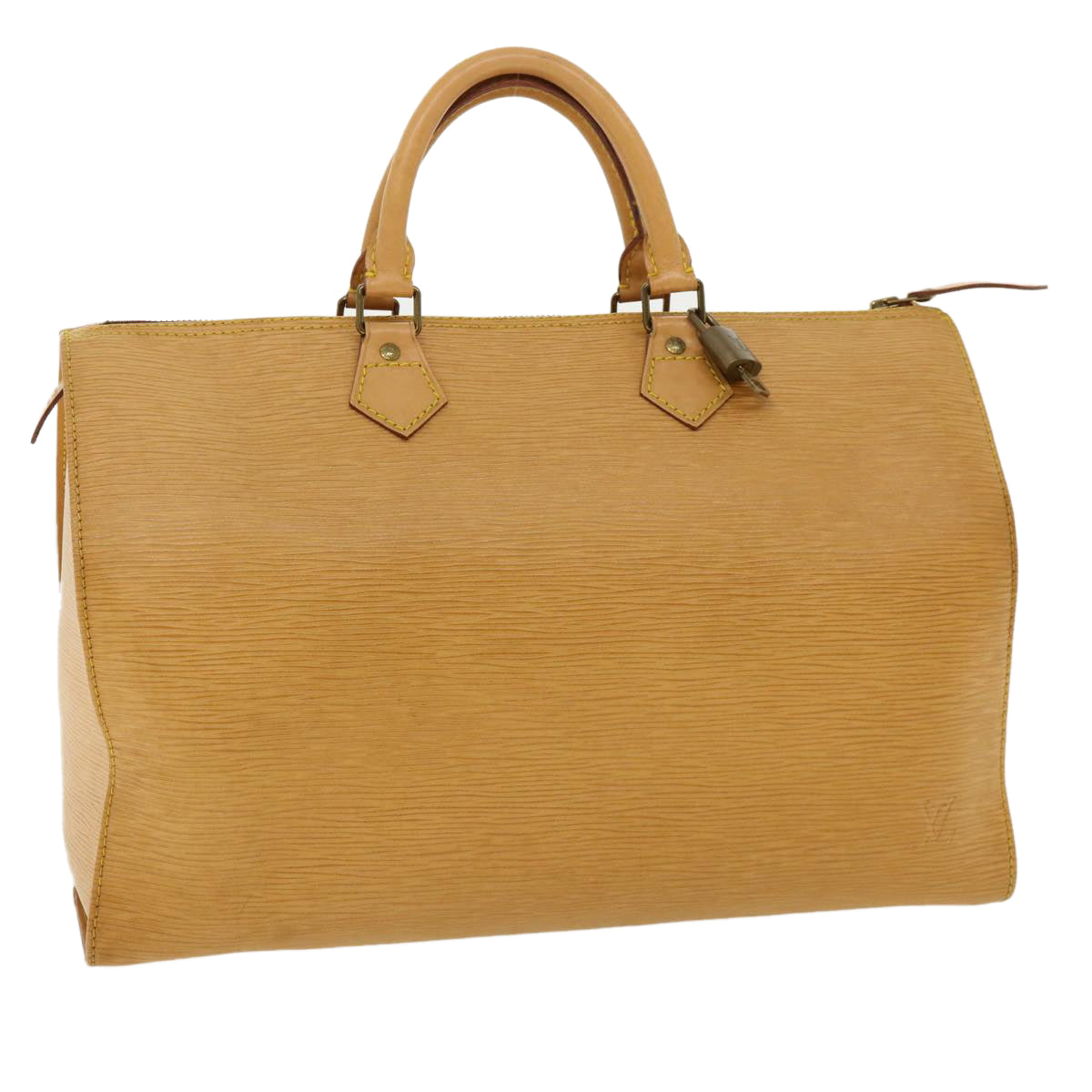 LOUIS VUITTON Epi Speedy 35 Hand Bag Zipangu Gold LV 36405