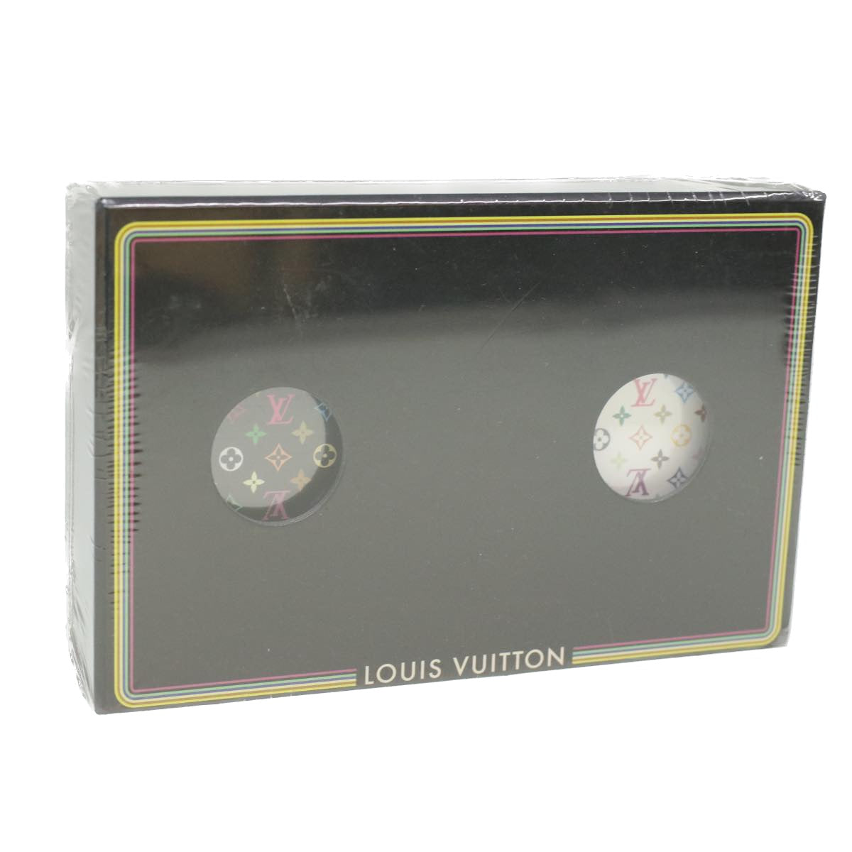 LOUIS VUITTON Monogram Multicolor Playing Cards VIP Only White Black 36411