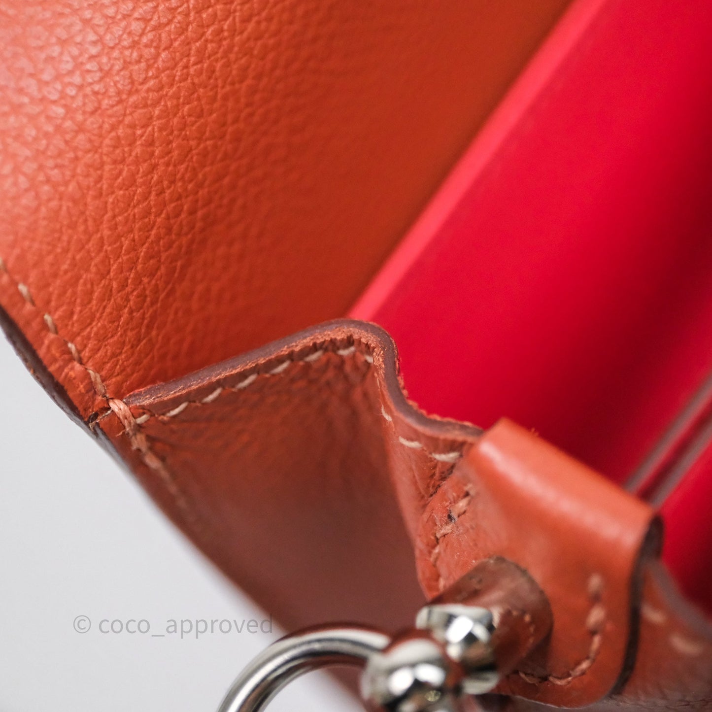 Hermès Roulis Mini 18 Evercolor AH Brush/ Rose Jaipur T5 Palladium Hardware