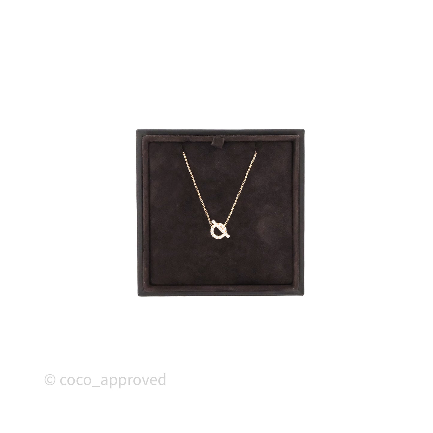 Hermès Finesse Necklace Rose Gold
