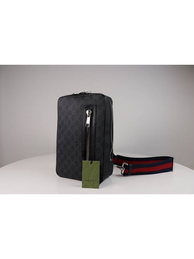 Luxury Gucci Trending 2025 GG Supreme Canvas Slingback Bag Black