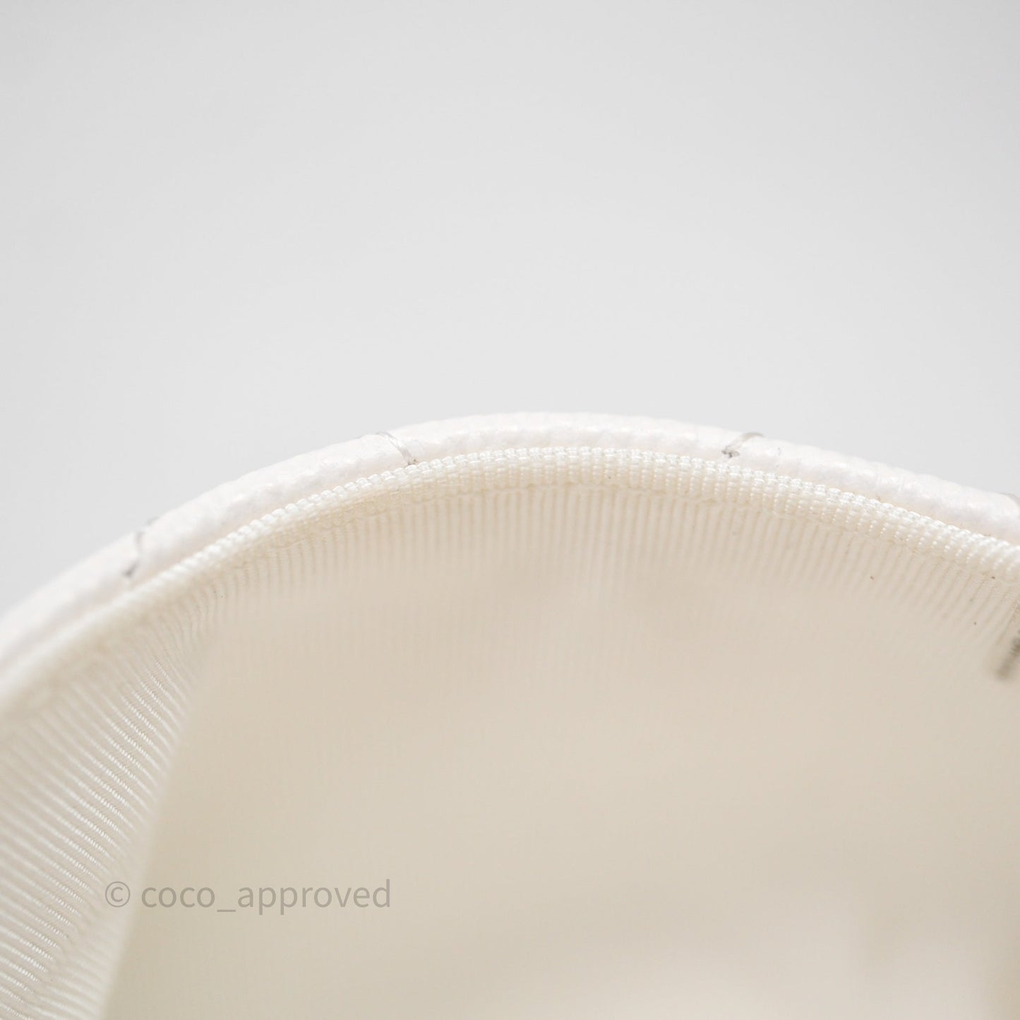Chanel Mini Flap Belt Bag Caviar White Gold Hardware