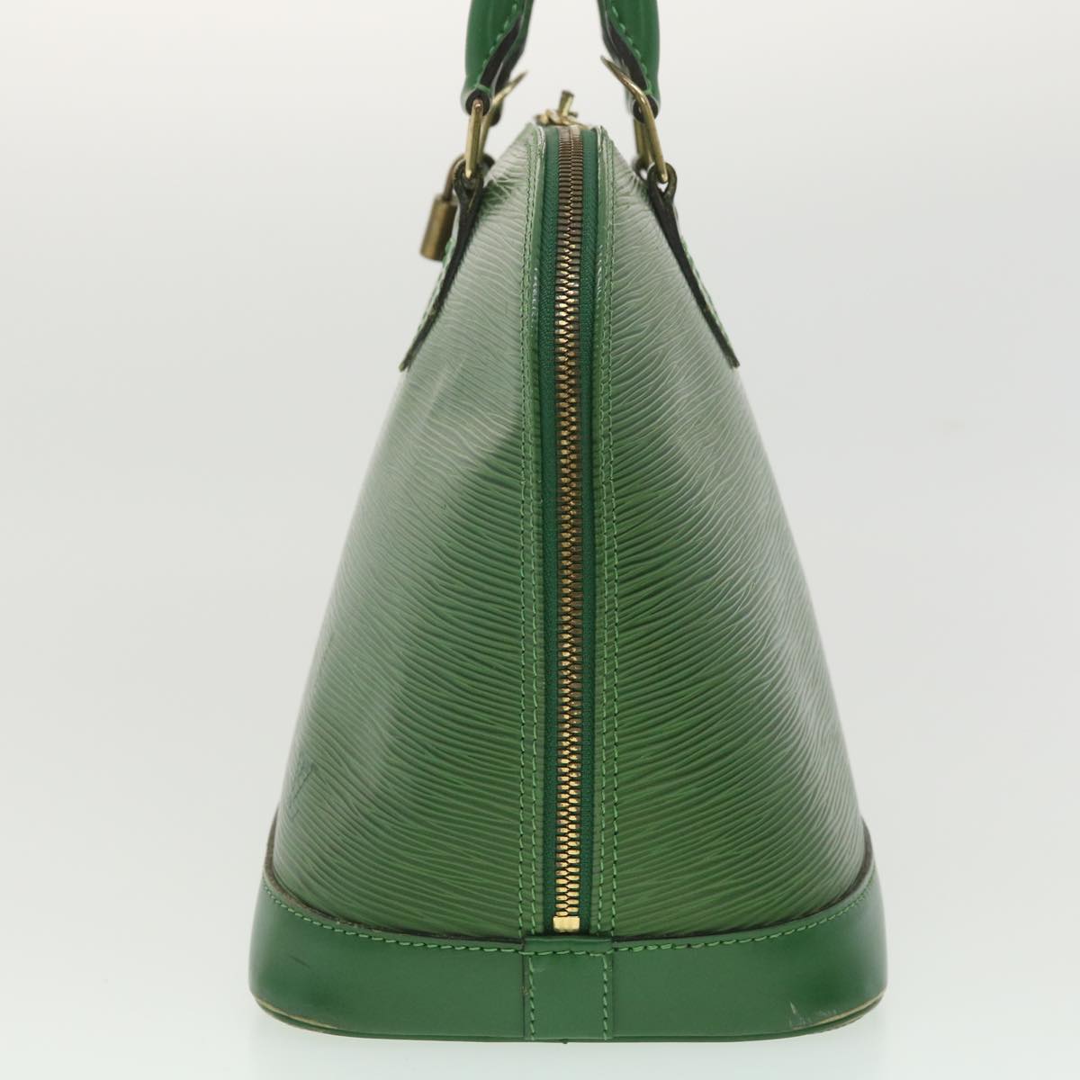 LOUIS VUITTON Epi Alma Hand Bag Green M52144 LV 36517