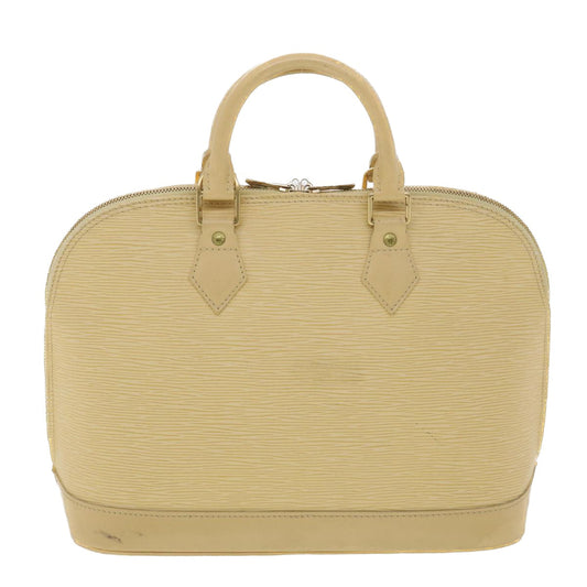 LOUIS VUITTON Epi Alma Hand Bag Vanilla M5214A LV 36518
