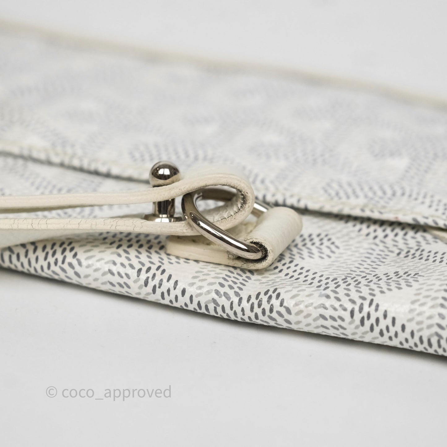 Goyard St Louis Tote PM White