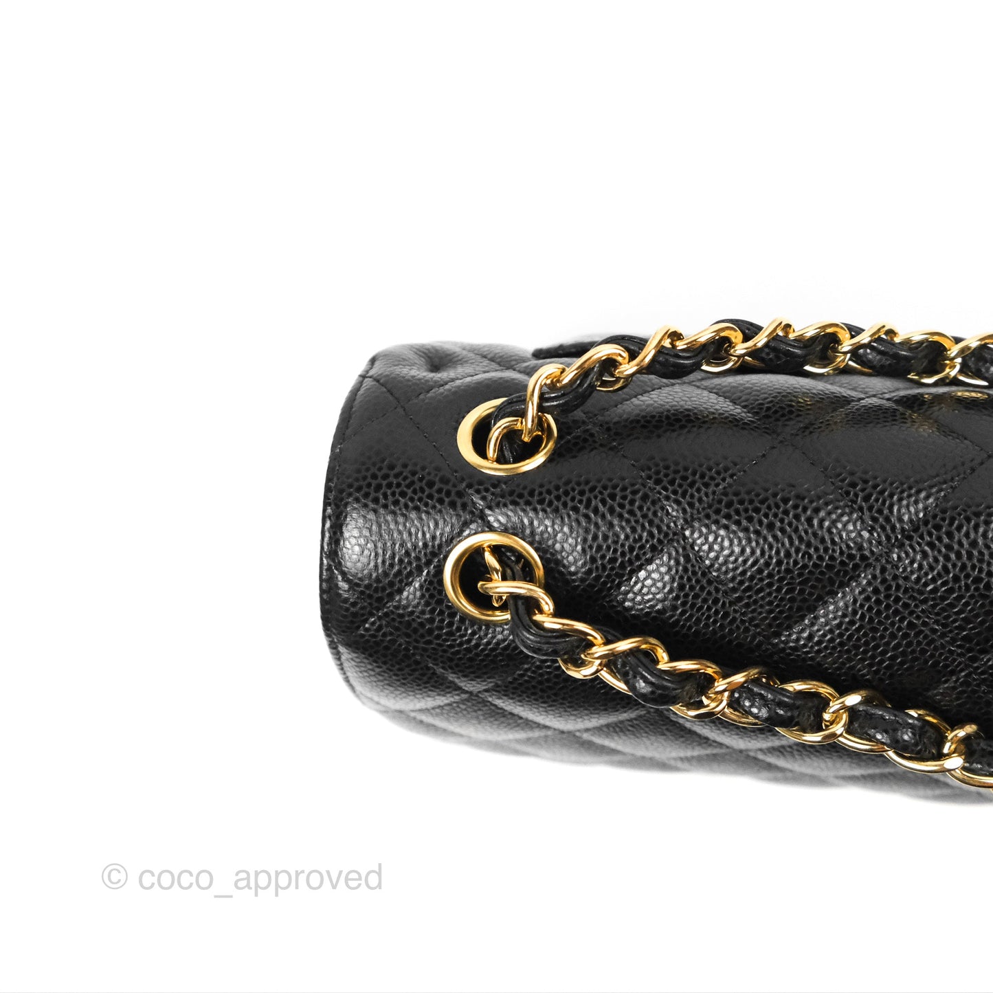 Chanel Jumbo Double Flap Black Caviar Gold Hardware⁣⁣
