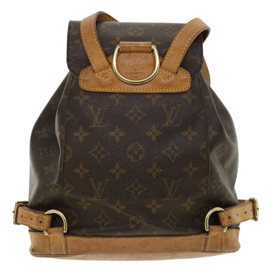 LOUIS VUITTON Monogram Montsouris MM Backpack M51136 LV 36538