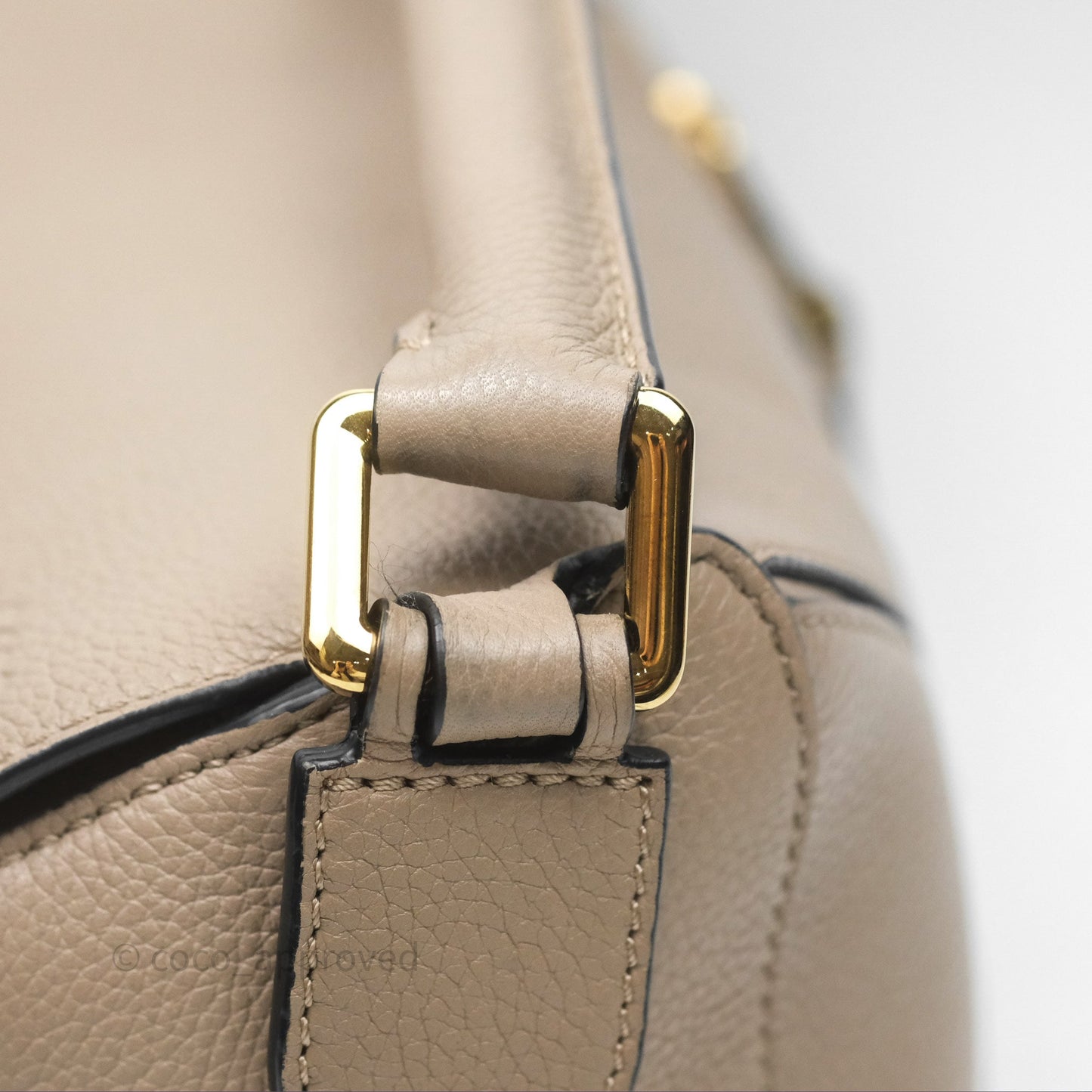 Loewe Small Puzzle Bag Sand Mink Grained Calfskin