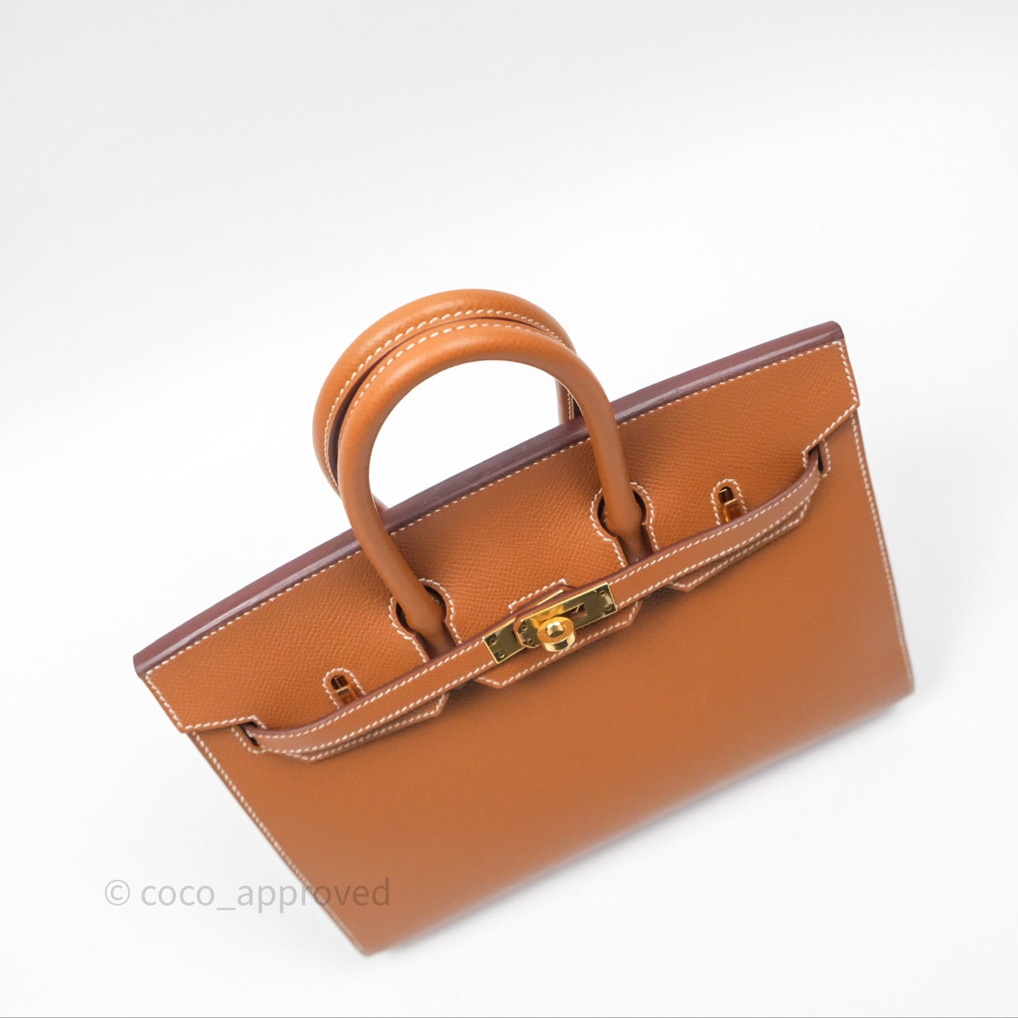 Hermès Birkin 25 Sellier Gold 37 Epsom Gold Hardware