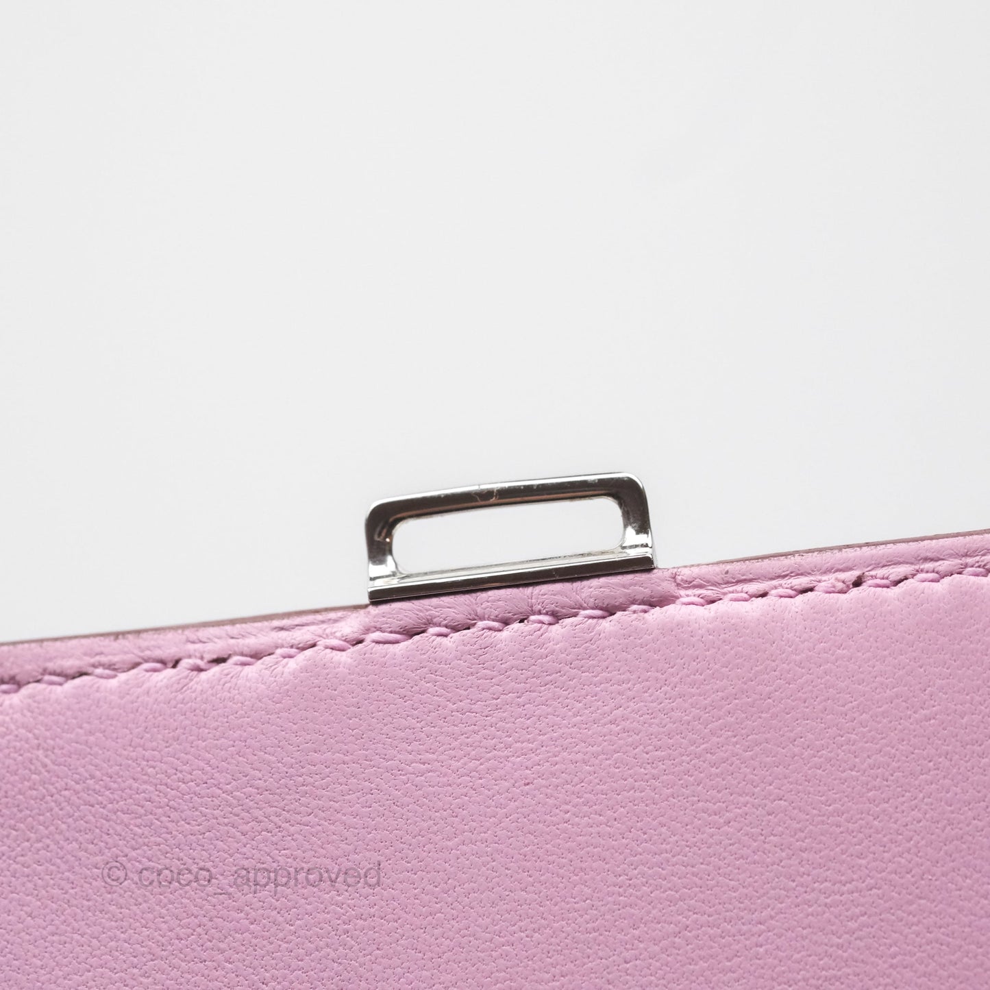 Hermès Della Cavalleria Mini Bag Mauve Sylvestre X9 Epsom Palladium Hardware