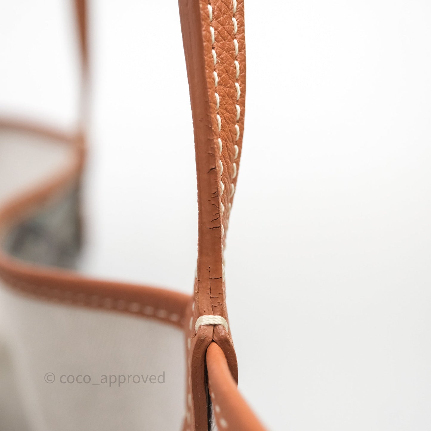 Goyard St Louis Tote GM Tan Black