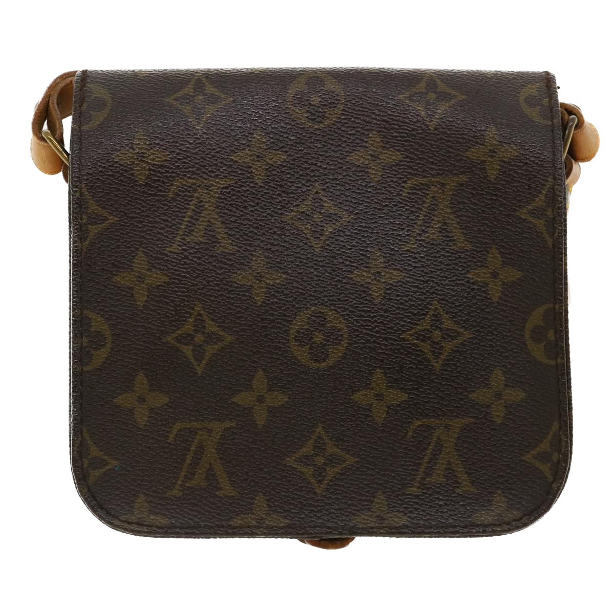 LOUIS VUITTON Monogram Cartouchiere PM Shoulder Bag M51254 LV 36601