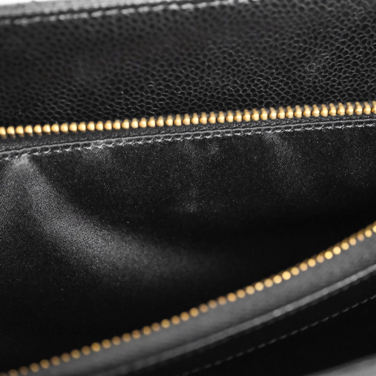 Chanel GST Black Caviar Gold Hardware