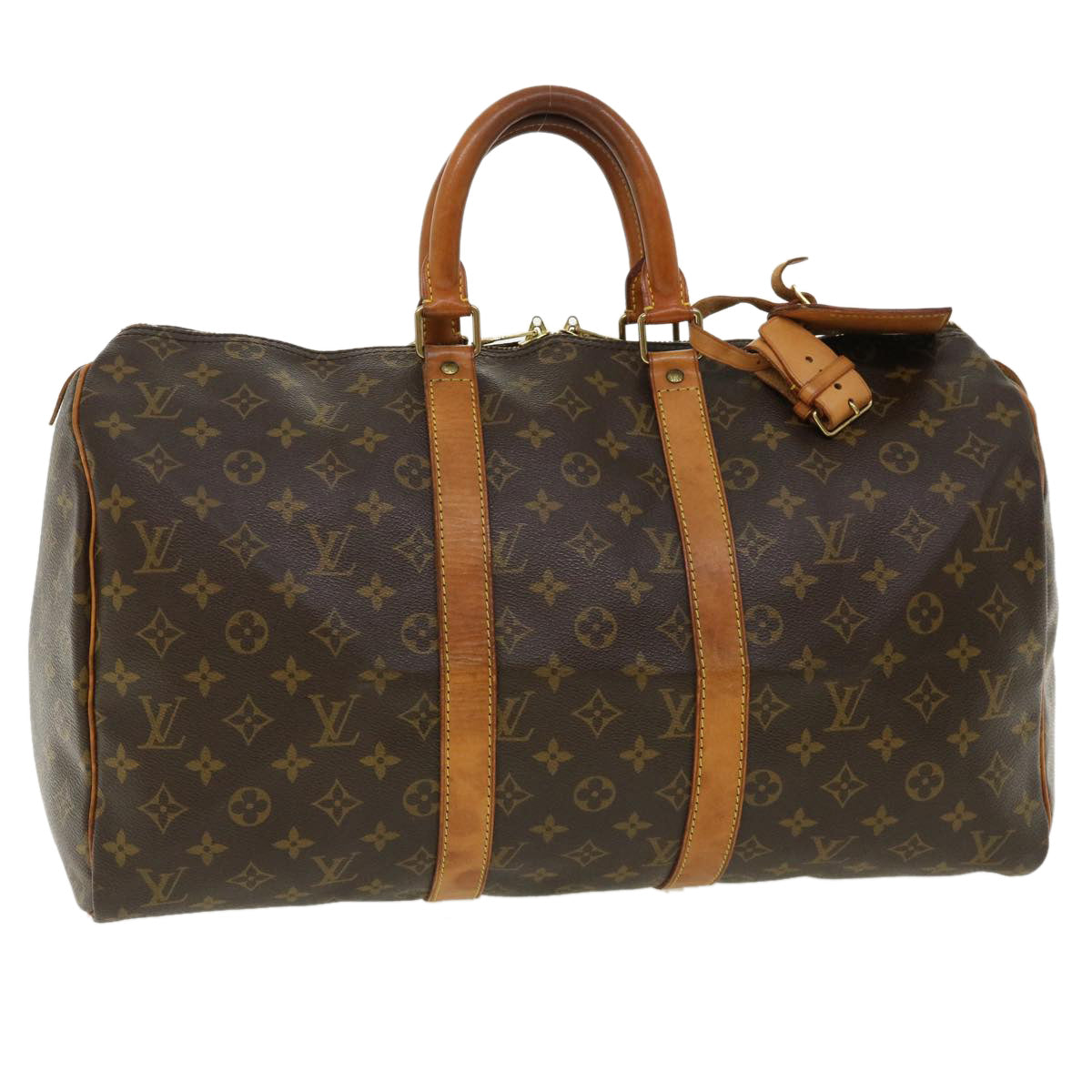 LOUIS VUITTON Monogram Keepall 45 Boston Bag M41428 LV 36643