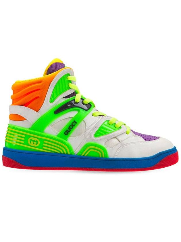 Luxury Gucci Trending 2025 Basket High-Top Sneakers