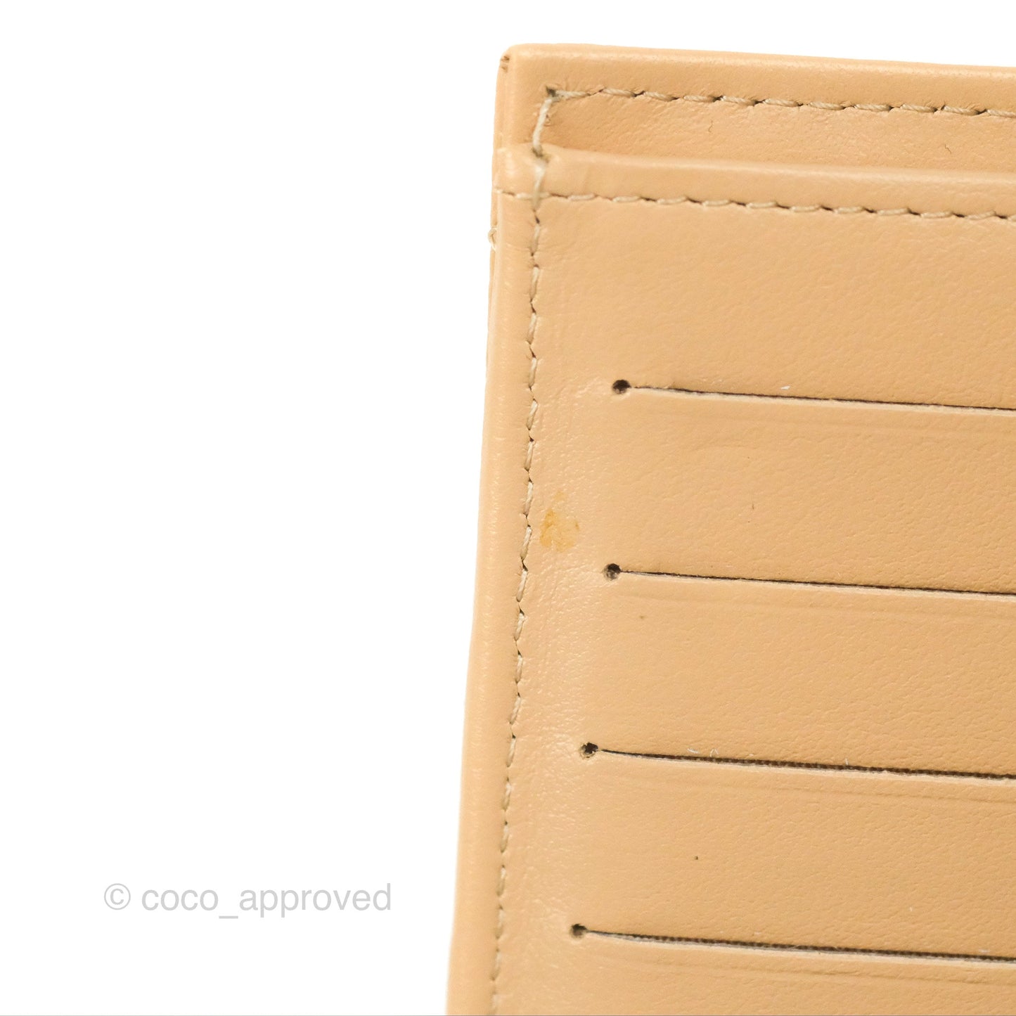 Chanel Quilted Medium Flap Wallet Beige Caviar Gold Hardware