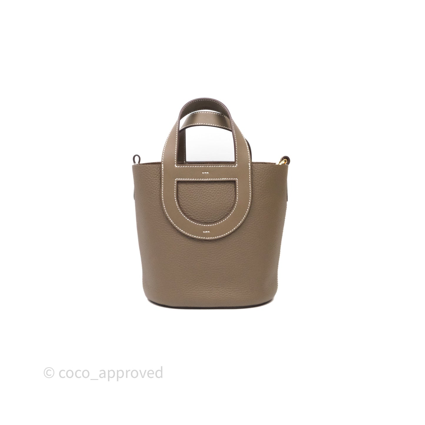 Hermès In-The-Loop 18 Etoupe Taurillon Clemence Veau Swift Gold Hardware