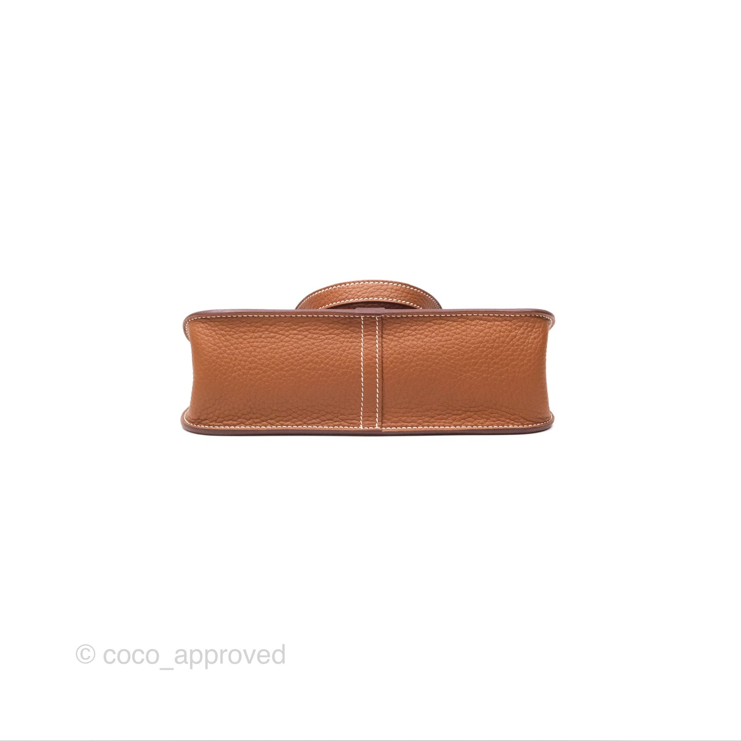 Hermès Halzan 25 Gold Clemence Gold Hardware