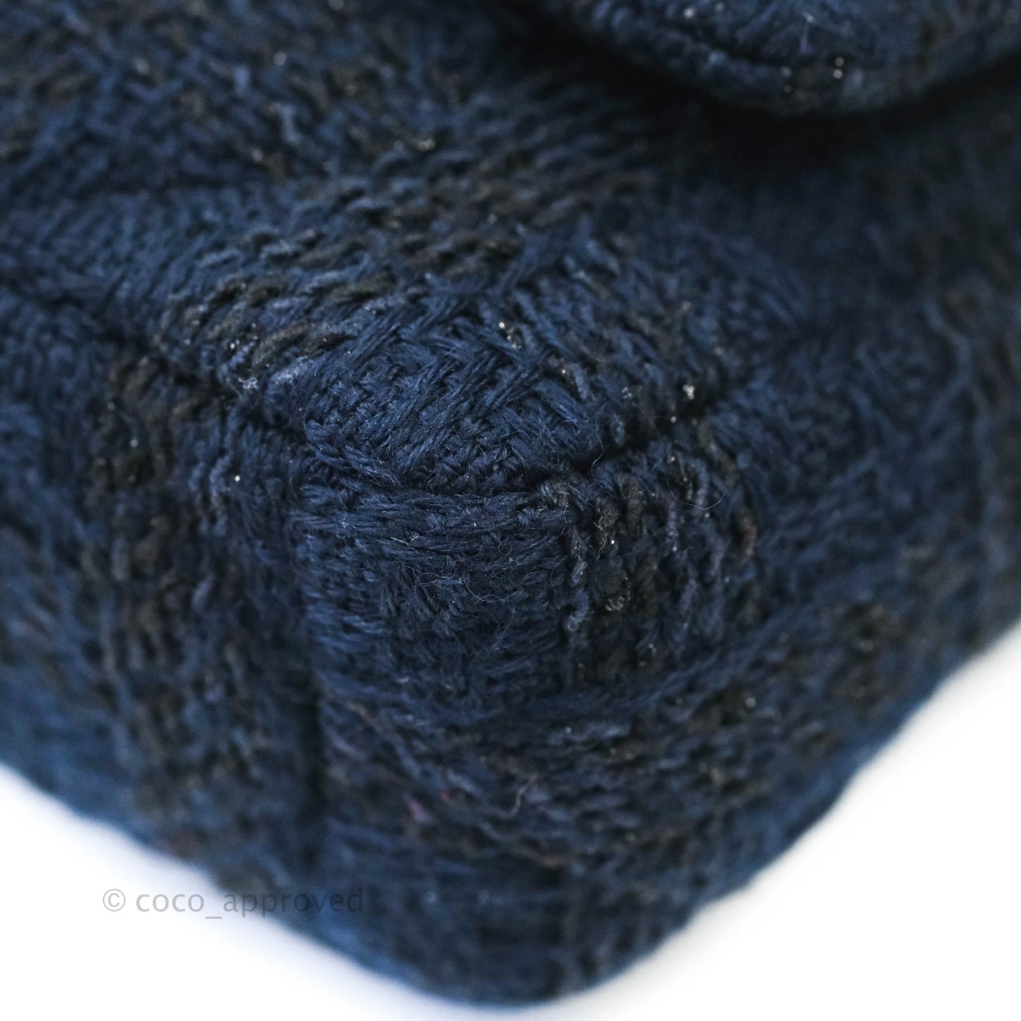 Chanel 19 Small Tweed Navy Mixed Hardware