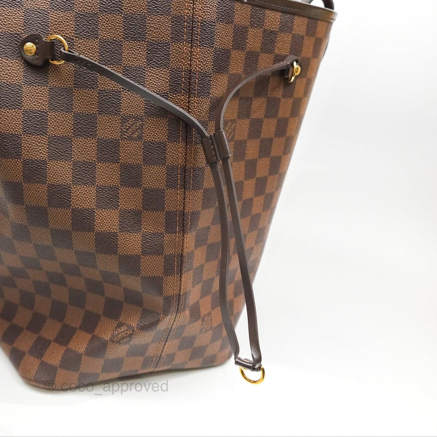 Louis Vuitton Neverfull Tote Bag GM Damier Ebene