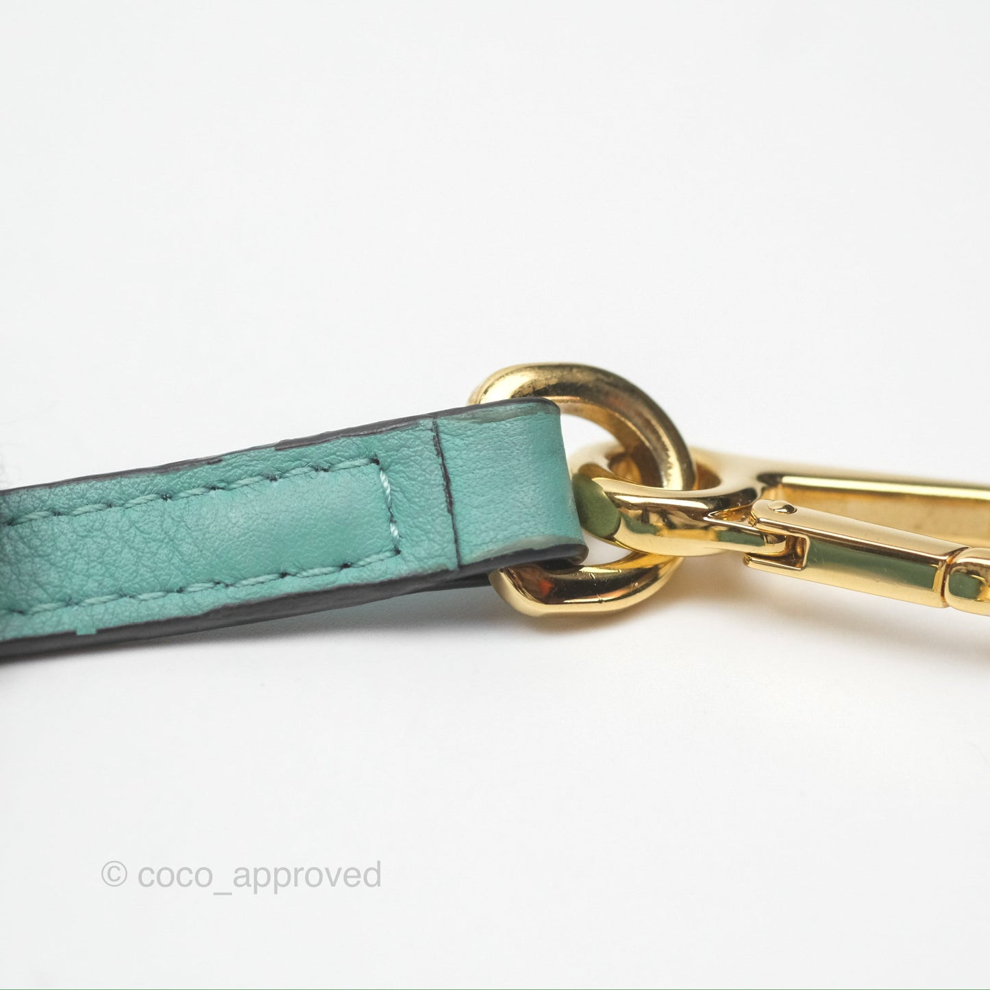 Loewe x Studio Ghibli Spirited Away Mini Puzzle Mint Calfskin