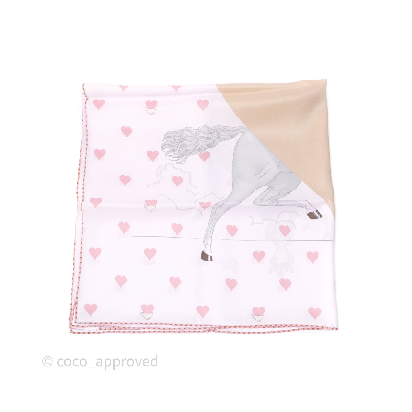 Hermes Tea Time Scarf 70