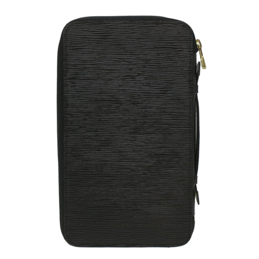 LOUIS VUITTON Epi Organizer Voyage Travel Case Black LV 36811