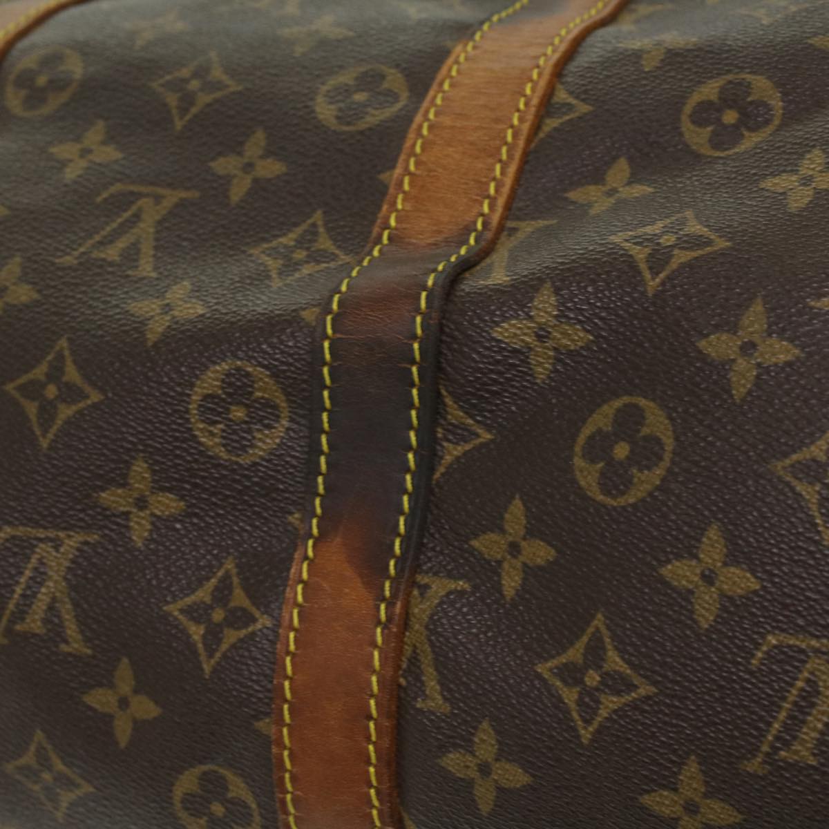 LOUIS VUITTON Monogram Keepall Bandouliere 55 Boston Bag M41414 LV 36893