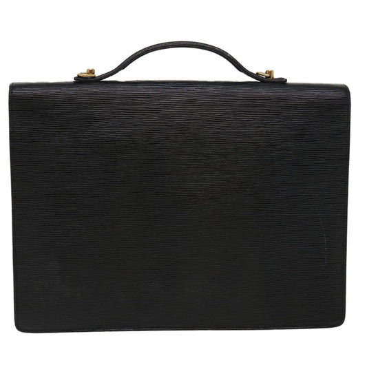 LOUIS VUITTON Epi Porte Document Bandouliere Briefcase Black M54462 36895