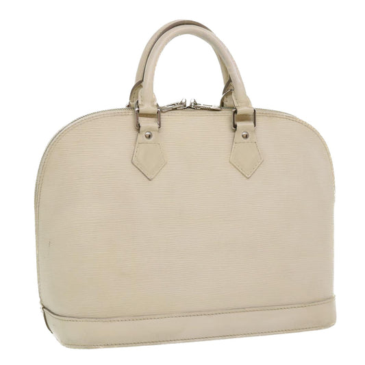 LOUIS VUITTON Epi Alma Hand Bag White M4085J LV 36898