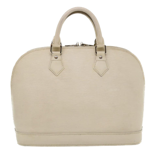 LOUIS VUITTON Epi Alma Hand Bag White M4085J LV 36898
