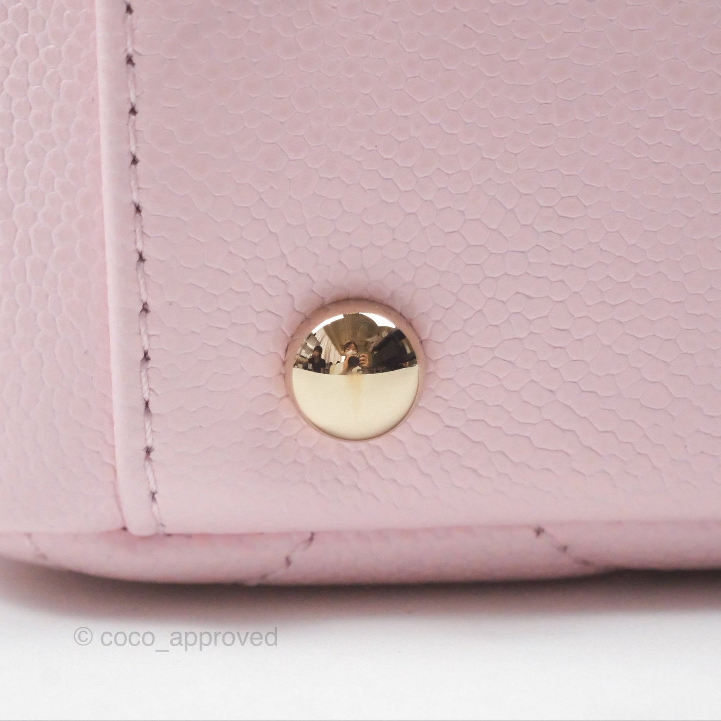 Chanel Quilted Small Business Affinity Flap Light Pink Caviar Gold Hardware