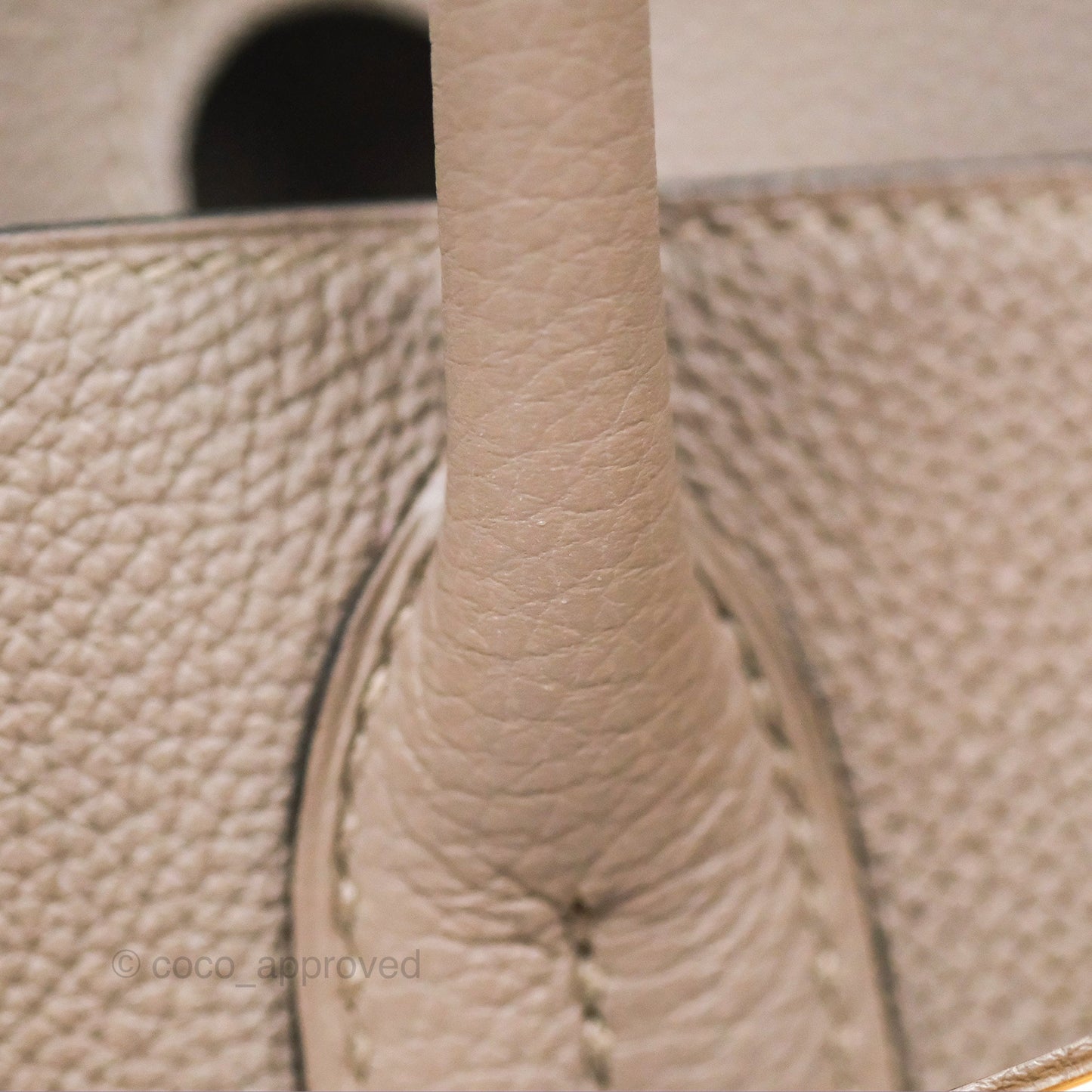 Hermès Birkin 30 Retourne Gris Asphalt M8 Togo Gold Hardware