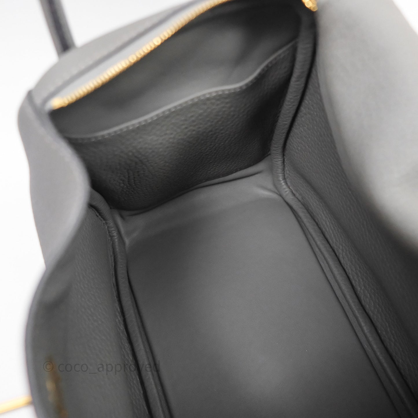 Hermès Lindy 26 Taurillion Clemence Gris Meyer 0L Gold Hardware