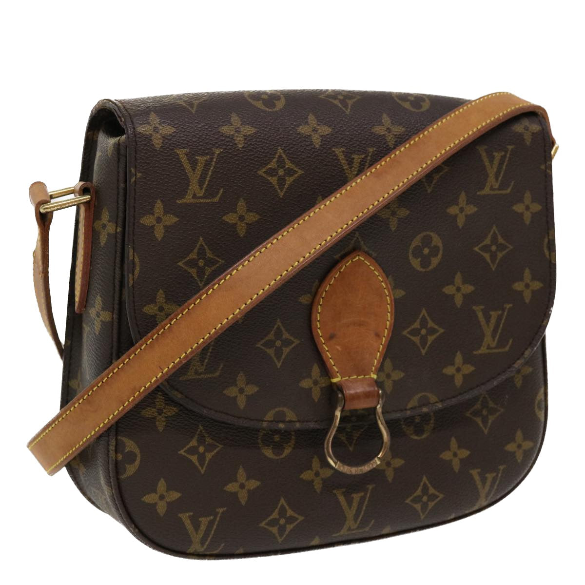 LOUIS VUITTON Monogram Saint Cloud GM Shoulder Bag M51242 LV 36939