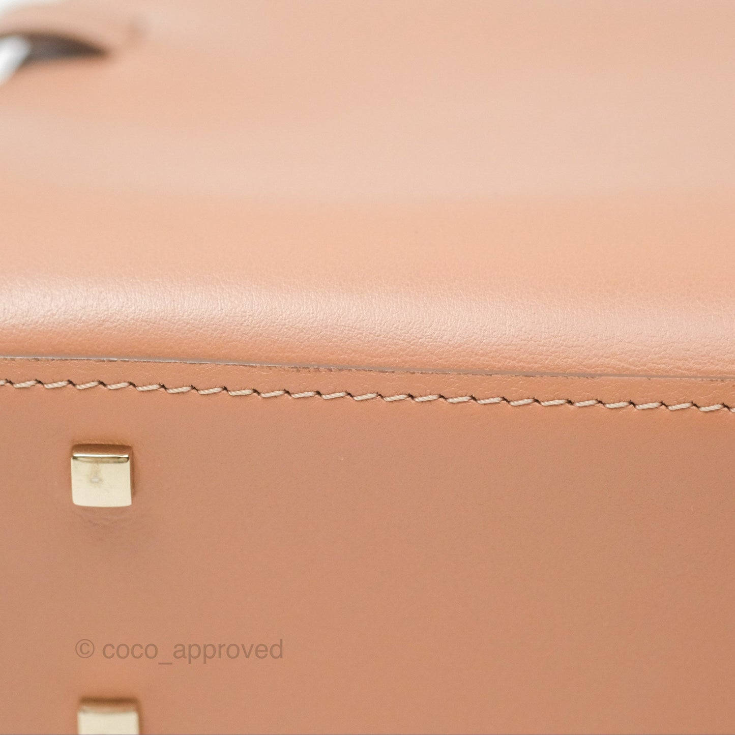 Delvaux Tempête Mini Beige Supple Calfskin Gold Hardware