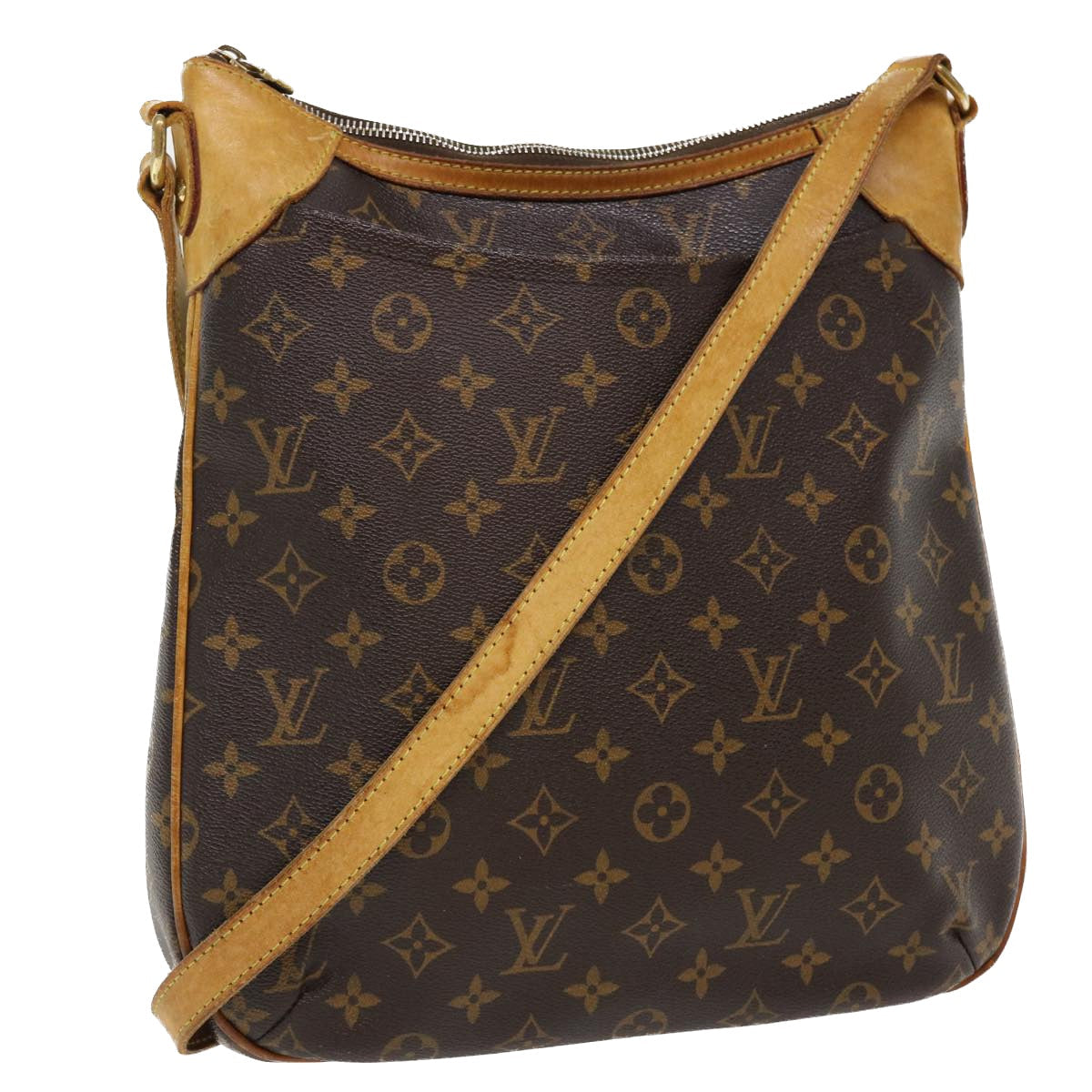 LOUIS VUITTON Monogram Odeon MM Shoulder Bag M56389 LV 36993