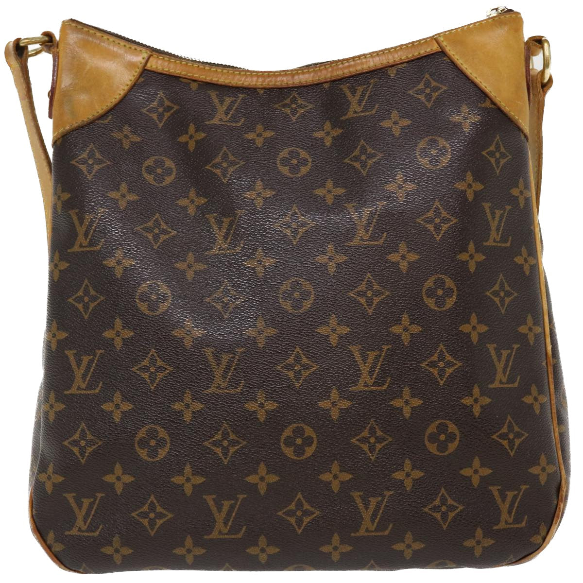 LOUIS VUITTON Monogram Odeon MM Shoulder Bag M56389 LV 36993