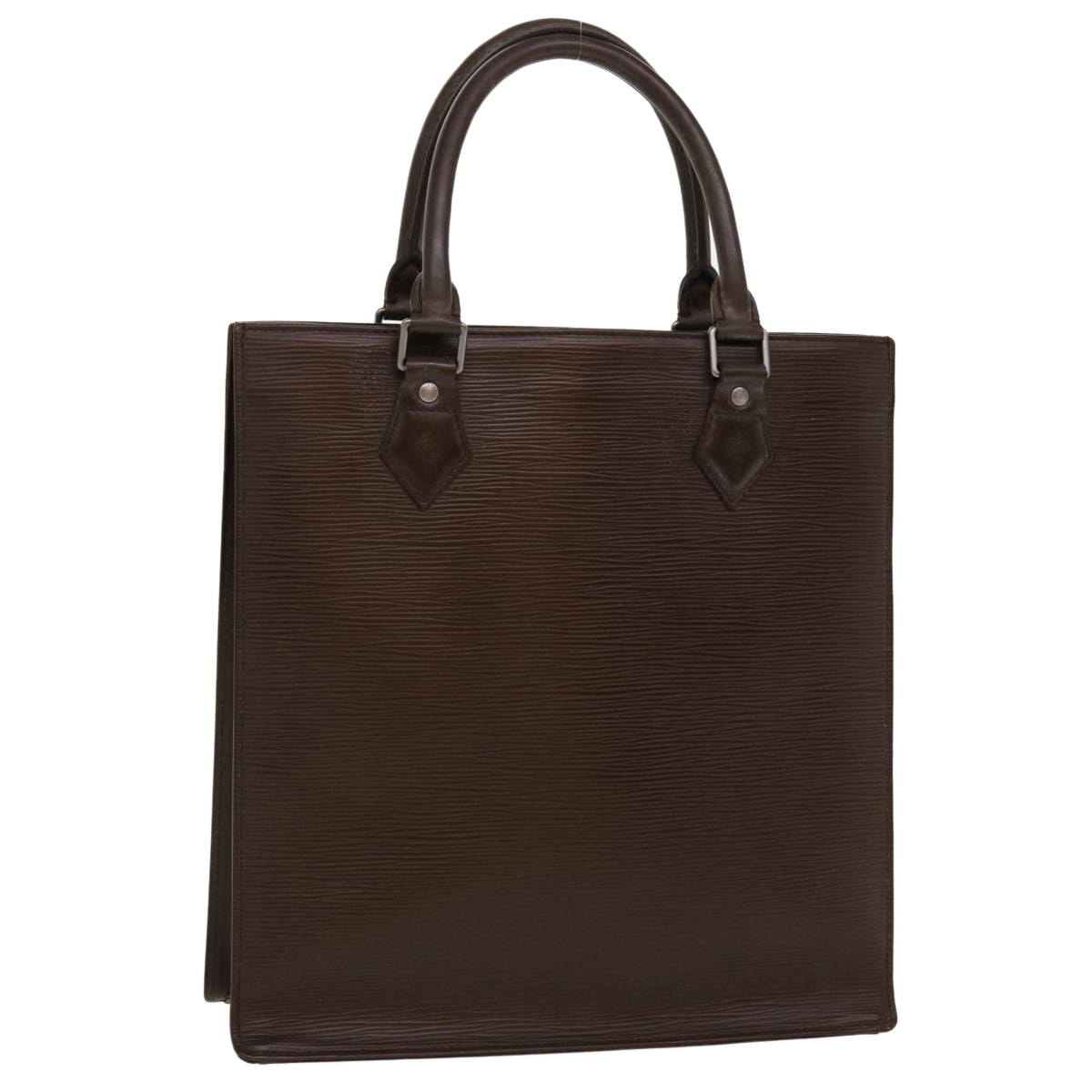 LOUIS VUITTON Epi Sac Plat PM Hand Bag Mocha M5908D LV 36995